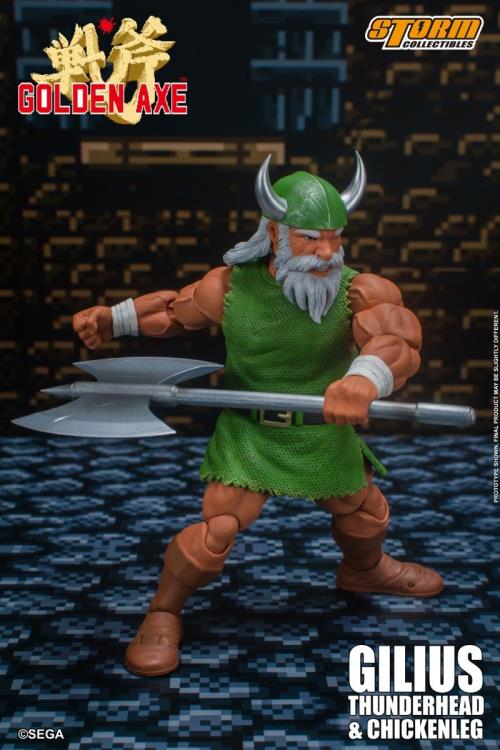 Golden Axe Gilius Thunderhead & Chickenleg 1/12 Scale Action Figure Set Gallery Image 8