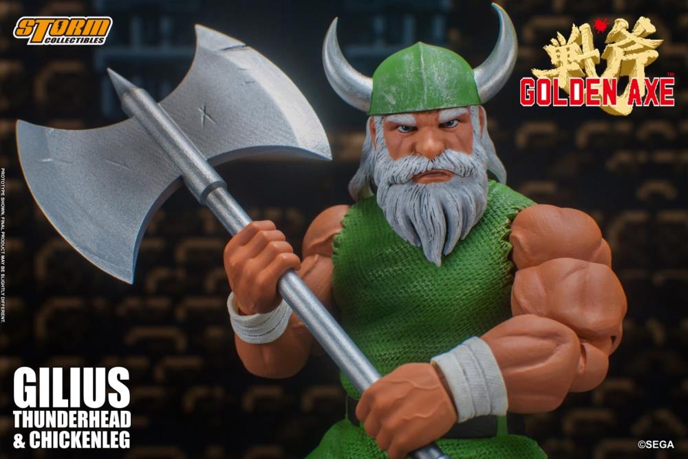Golden Axe Gilius Thunderhead & Chickenleg 1/12 Scale Action Figure Set Gallery Image 7