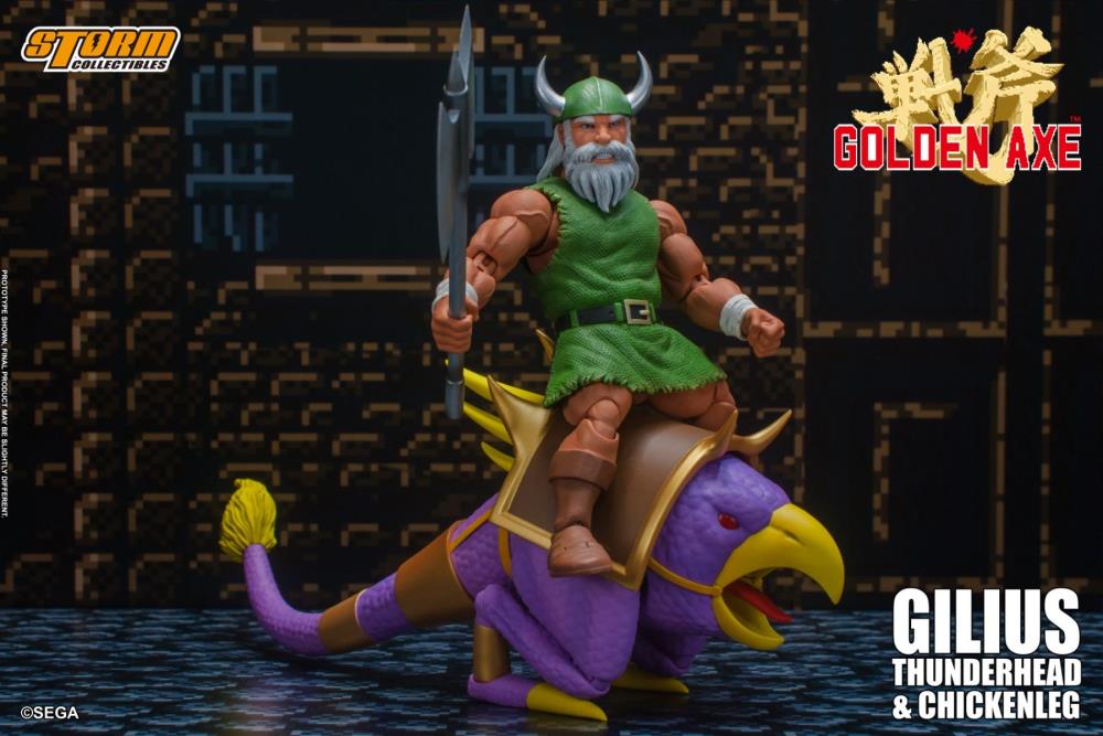 Golden Axe Gilius Thunderhead & Chickenleg 1/12 Scale Action Figure Set Gallery Image 14