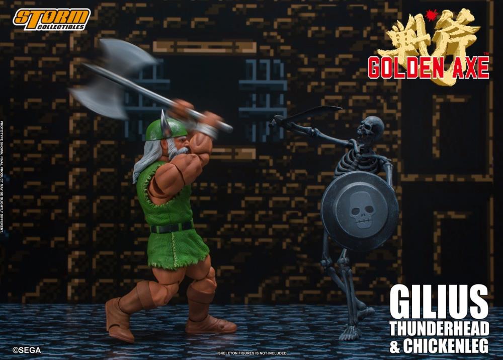 Golden Axe Gilius Thunderhead & Chickenleg 1/12 Scale Action Figure Set Gallery Image 9
