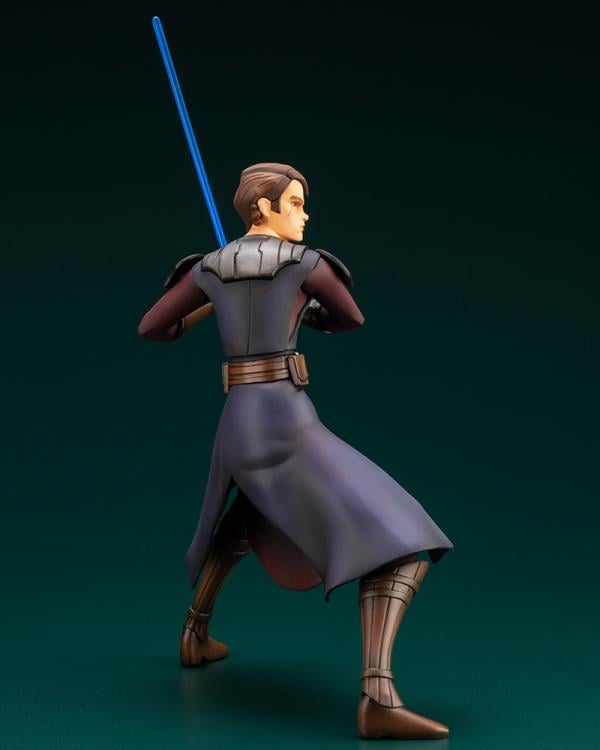 Star Wars: The Clone Wars ArtFX+ Anakin Skywalker Statue (With Ahsoka Tano Piece) Gallery Image 9