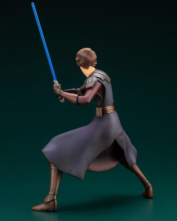 Star Wars: The Clone Wars ArtFX+ Anakin Skywalker Statue (With Ahsoka Tano Piece) Gallery Image 7