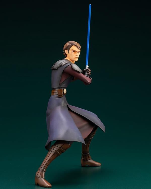 Star Wars: The Clone Wars ArtFX+ Anakin Skywalker Statue (With Ahsoka Tano Piece) Gallery Image 10