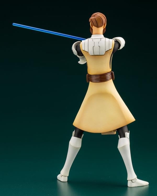 Star Wars: The Clone Wars ArtFX+ Obi-Wan Kenobi Statue (With Ahsoka Tano Piece) Gallery Image 7