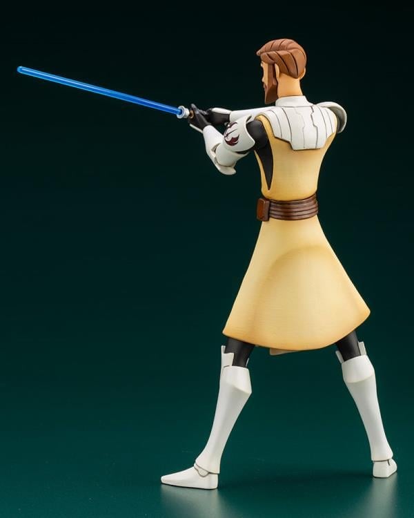 Star Wars: The Clone Wars ArtFX+ Obi-Wan Kenobi Statue (With Ahsoka Tano Piece) Gallery Image 6