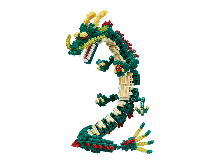 Nanoblock Fantastic Animal Collection Series Dragon (Renewal) Gallery Image 1