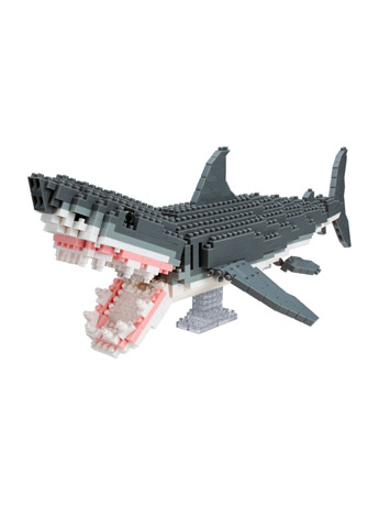 Nanoblock Sea Friends Series DX Great White Shark Gallery Image 2