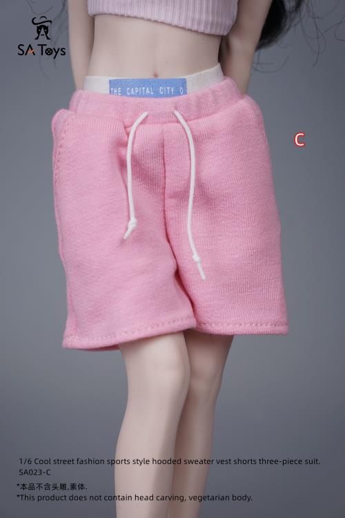 Hooded Sweater Suit (Pink) 1/6 Scale Accessory Set Gallery Image 5
