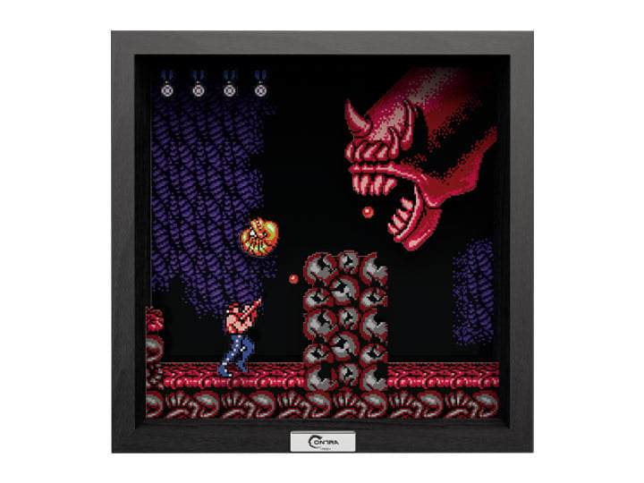 Contra Dragon God Java Pixel Frame (9x9) Gallery Image 1