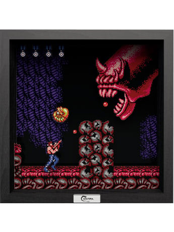 Contra Dragon God Java Pixel Frame (9x9) Gallery Image 2