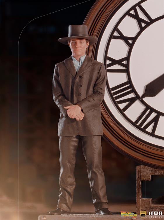 Back to the Future Part III Marty & Doc at the Clock 1/10 Deluxe Art Scale Limited Edition Statue Gallery Image 6