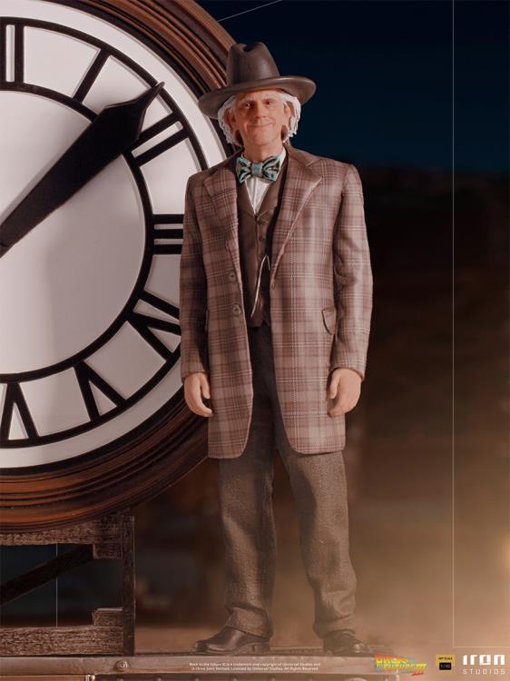 Back to the Future Part III Marty & Doc at the Clock 1/10 Deluxe Art Scale Limited Edition Statue Gallery Image 5