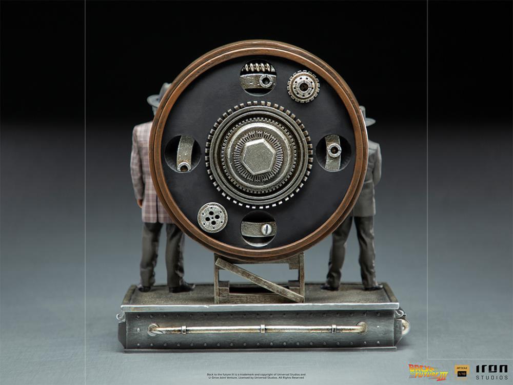 Back to the Future Part III Marty & Doc at the Clock 1/10 Deluxe Art Scale Limited Edition Statue Gallery Image 11