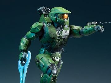 Halo Infinite Master Chief With Grappleshot PVC Statue