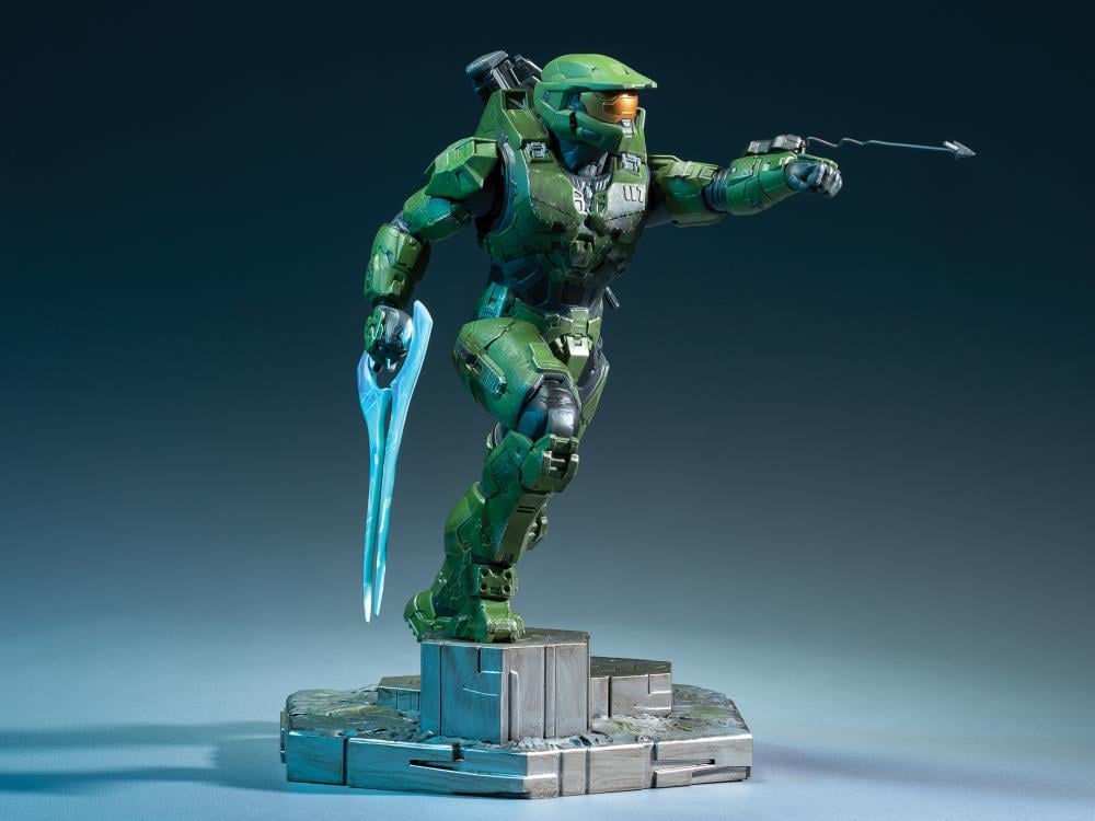 Halo Infinite Master Chief With Grappleshot PVC Statue Gallery Image 4