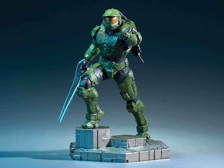 Halo Infinite Master Chief With Grappleshot PVC Statue Gallery Image 3