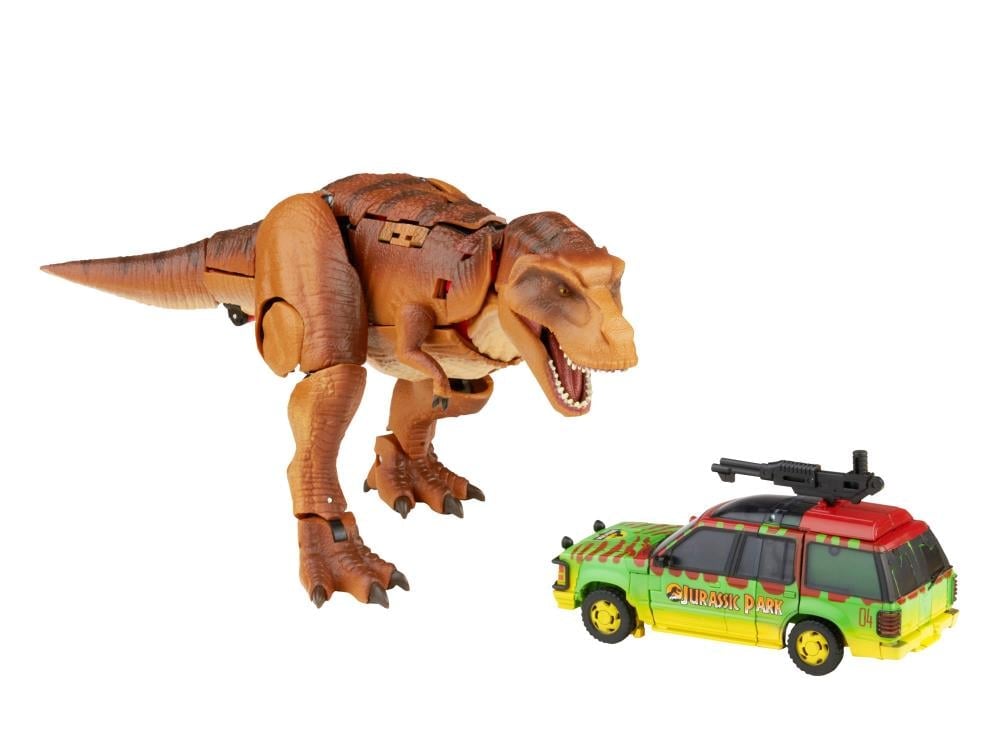 Transformers Collaborative Jurassic Park x Transformers Tyrannocon Rex and JP93 Two-Pack Gallery Image 4