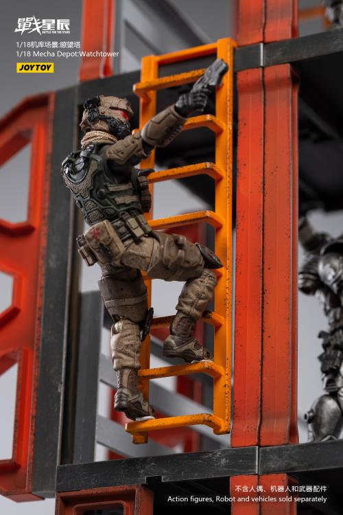 Battle for the Stars Mecha Depot Observation Tower 1/18 Scale Diorama Gallery Image 7