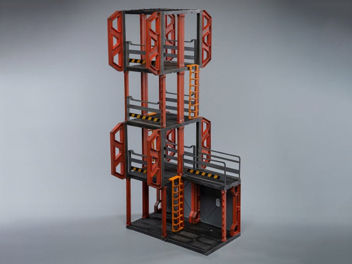 Battle for the Stars Mecha Depot Observation Tower 1/18 Scale Diorama Gallery Image 1