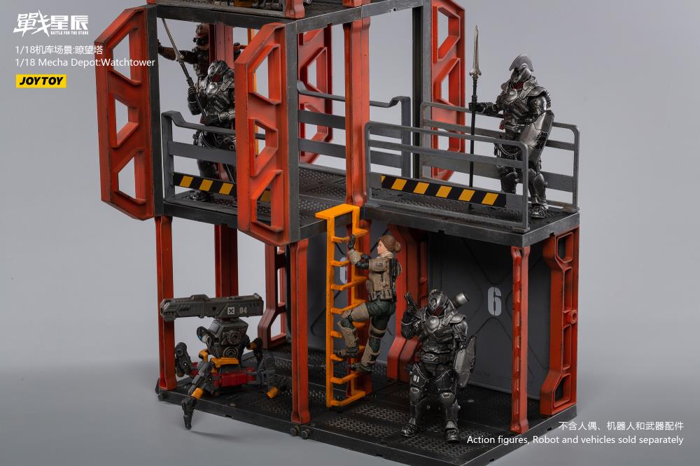 Battle for the Stars Mecha Depot Observation Tower 1/18 Scale Diorama Gallery Image 11