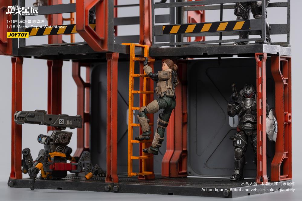 Battle for the Stars Mecha Depot Observation Tower 1/18 Scale Diorama Gallery Image 9