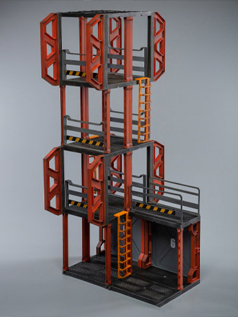 Battle for the Stars Mecha Depot Observation Tower 1/18 Scale Diorama Gallery Image 2