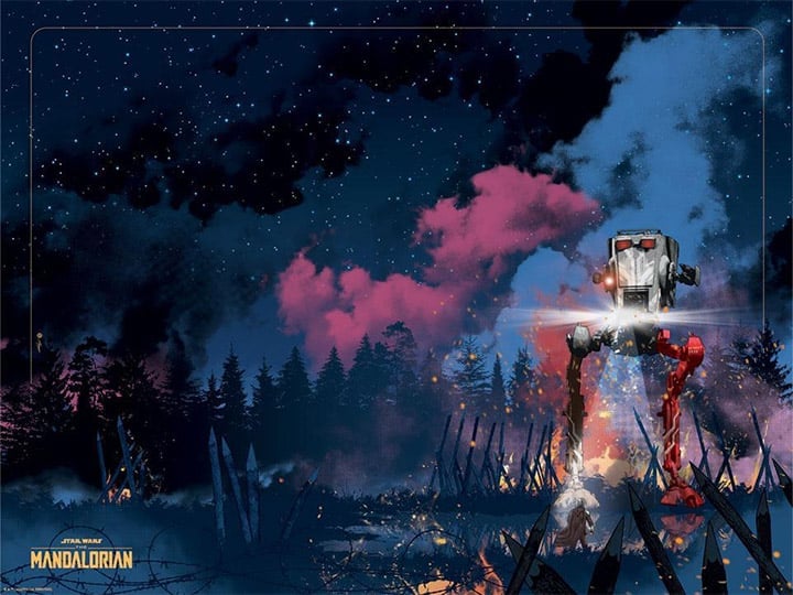 The Mandalorian Sanctuary Limited Edition Lithograph Gallery Image 1