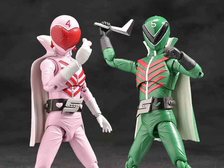 Himitsu Sentai Goranger HAF Momoranger and Midoranger Set Gallery Image 1