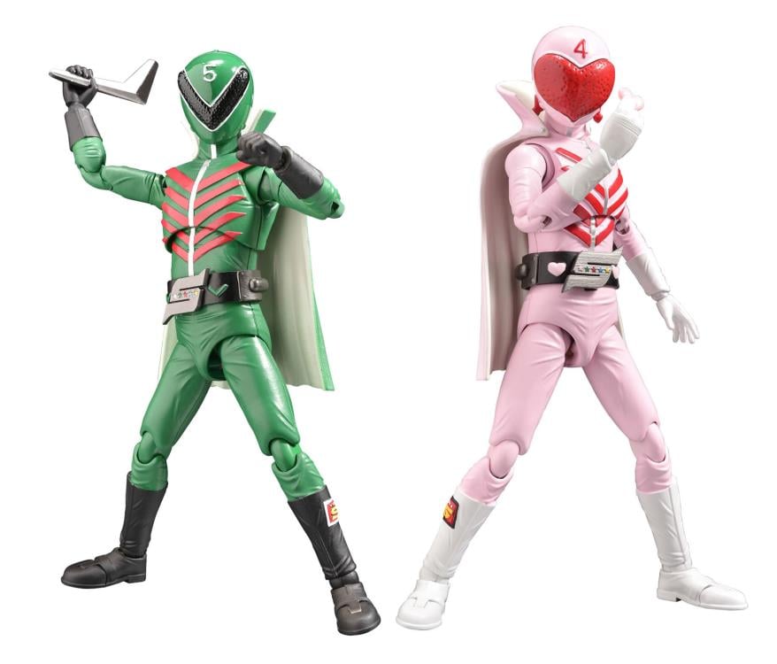 Himitsu Sentai Goranger HAF Momoranger and Midoranger Set Gallery Image 9