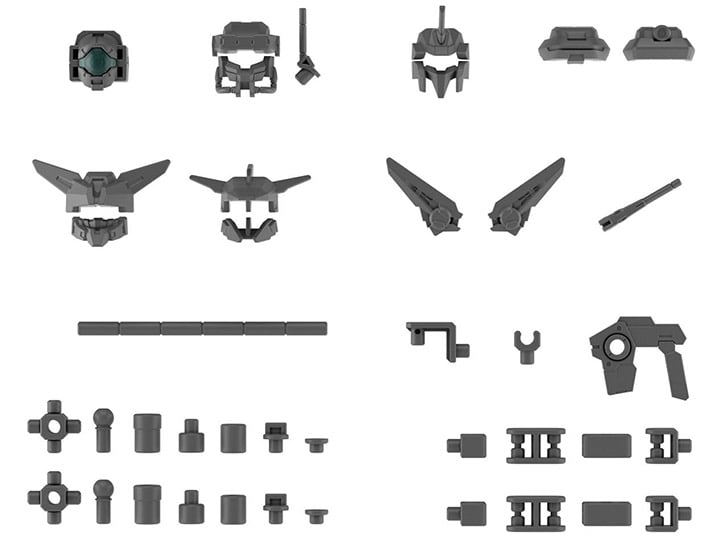 30 Minutes Missions Option Parts Set 6 (Customizeable Head A) Accessory Set Gallery Image 1