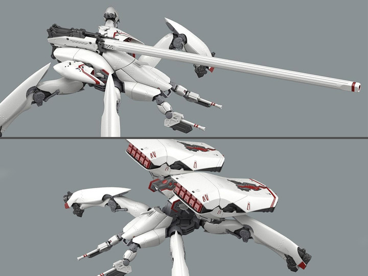 86 HG Reginleif Kurena/Anju Use (Long Barrel Type/Missile Type) 1/48 Scale Model Kit Gallery Image 1