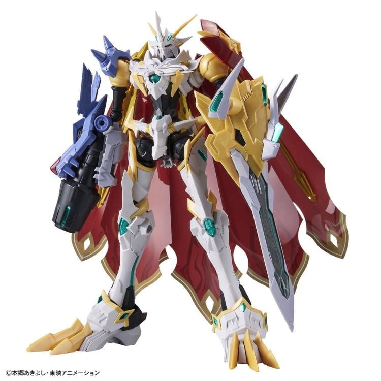 Digimon Figure-rise Standard Amplified Omegamon (X-Antibody) Model Kit Gallery Image 4