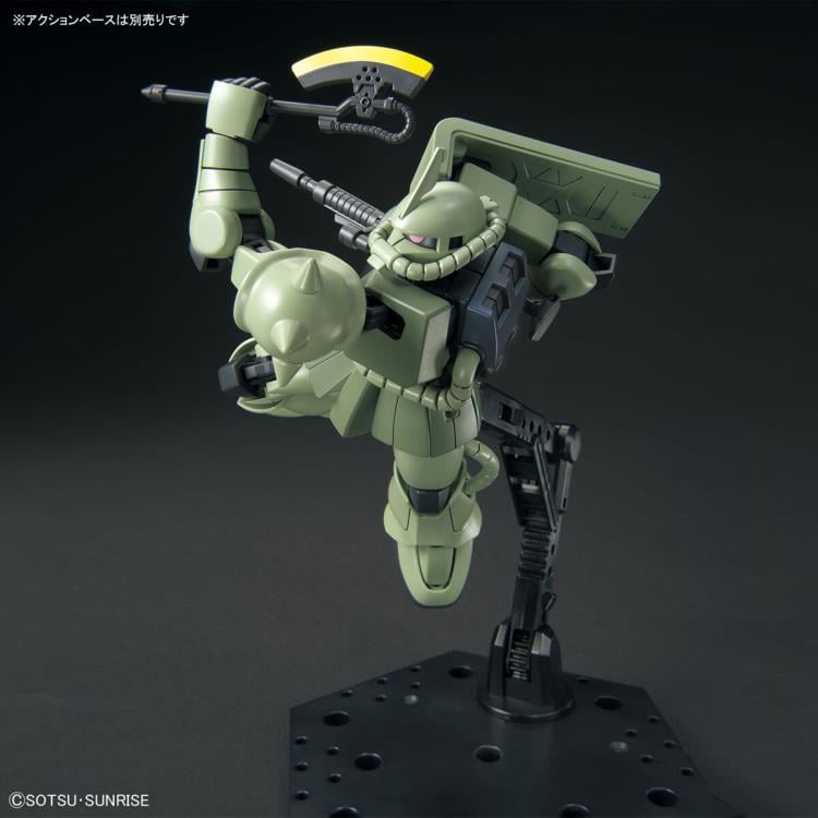 Mobile Suit Gundam HGUC #241 Zaku II 1/144 Scale Model Kit Gallery Image 6