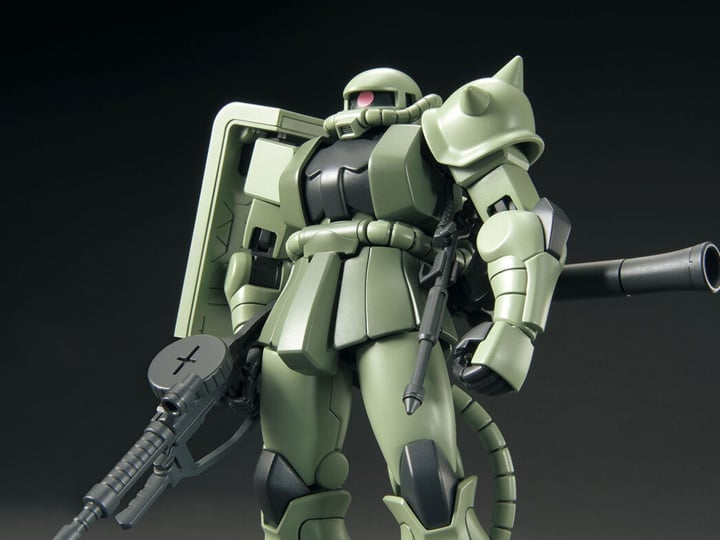 Mobile Suit Gundam HGUC #241 Zaku II 1/144 Scale Model Kit Gallery Image 1