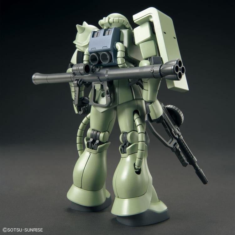 Mobile Suit Gundam HGUC #241 Zaku II 1/144 Scale Model Kit Gallery Image 4