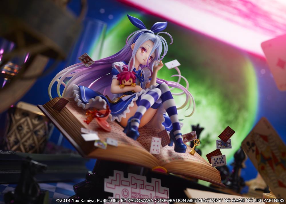 No Game No Life Shiro (Alice in Wonderland Ver.) 1/7 Scale Shibuya