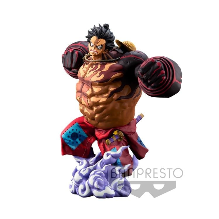 One Piece World Figure Colosseum 3 Super Master Stars Monkey D. Luffy Gear 4 (Two Dimensions) Gallery Image 3