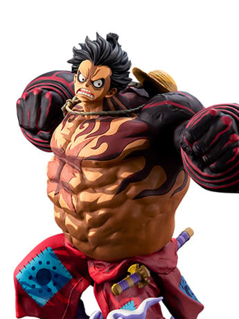 One Piece World Figure Colosseum 3 Super Master Stars Monkey D. Luffy Gear 4 (Two Dimensions) Gallery Image 2