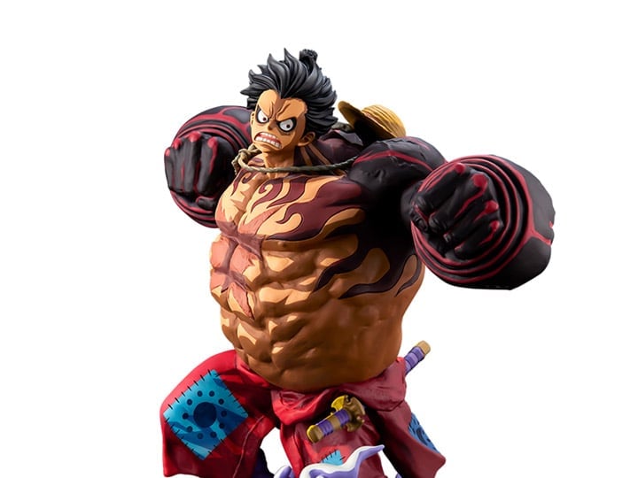 One Piece World Figure Colosseum 3 Super Master Stars Monkey D. Luffy Gear 4 (Two Dimensions) Gallery Image 1