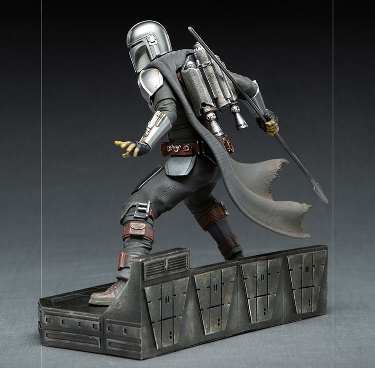 The Mandalorian Battle Diorama Series The Mandalorian 1/10 Art Scale Limited Edition Statue Gallery Image 6