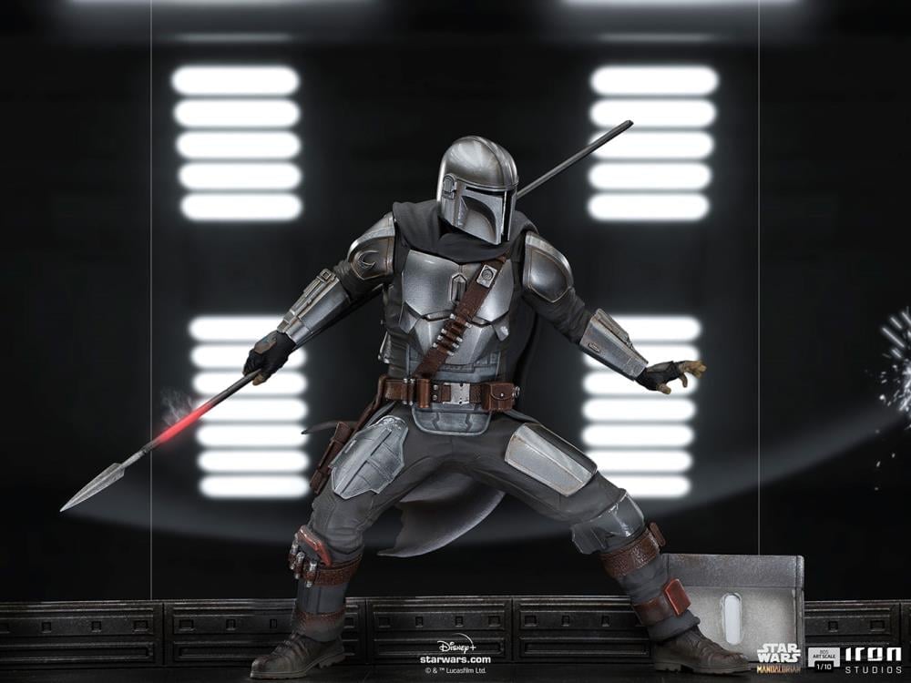 The Mandalorian Battle Diorama Series The Mandalorian 1/10 Art Scale Limited Edition Statue Gallery Image 12