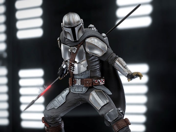 The Mandalorian Battle Diorama Series The Mandalorian 1/10 Art Scale Limited Edition Statue Gallery Image 1