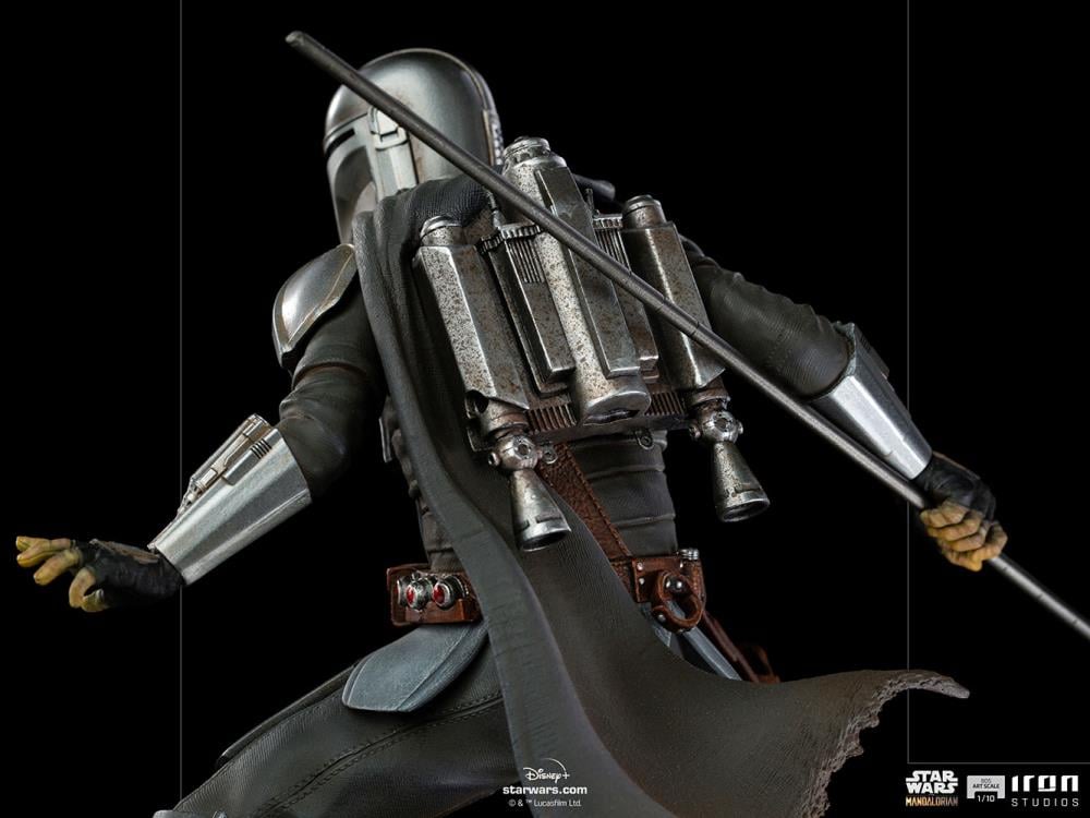 The Mandalorian Battle Diorama Series The Mandalorian 1/10 Art Scale Limited Edition Statue Gallery Image 9