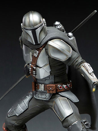 The Mandalorian Battle Diorama Series The Mandalorian 1/10 Art Scale Limited Edition Statue Gallery Image 2
