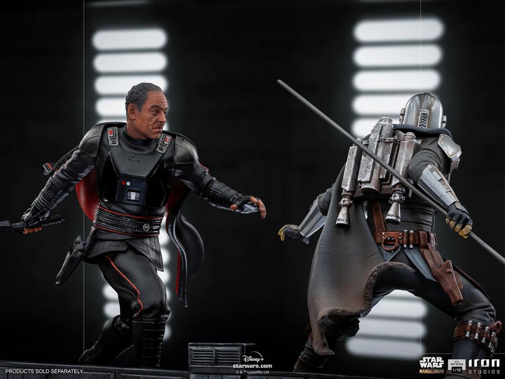 The Mandalorian Battle Diorama Series Moff Gideon 1/10 Art Scale Limited Edition Statue Gallery Image 14