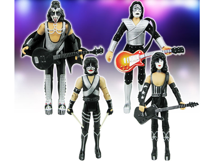 Kiss Alive II 3.75" Figure Series 01 - Set of 4 Gallery Image 1
