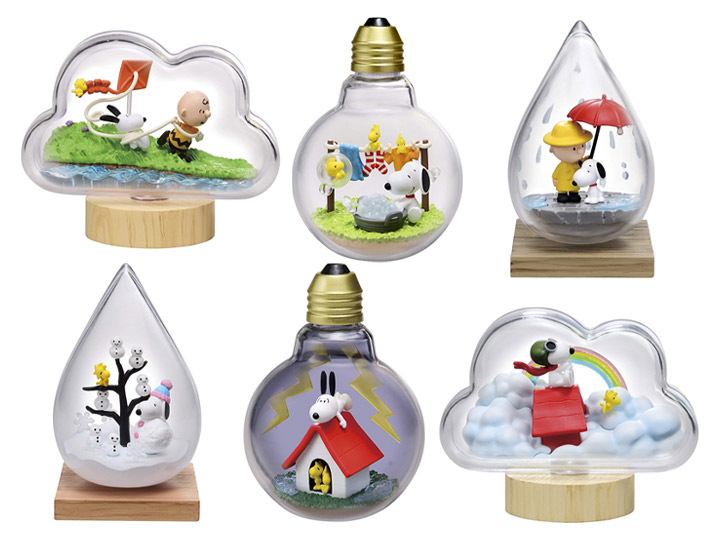 Peanuts Snoopy Weather Terrarium Boxed Set of 6 Capsules Gallery Image 1
