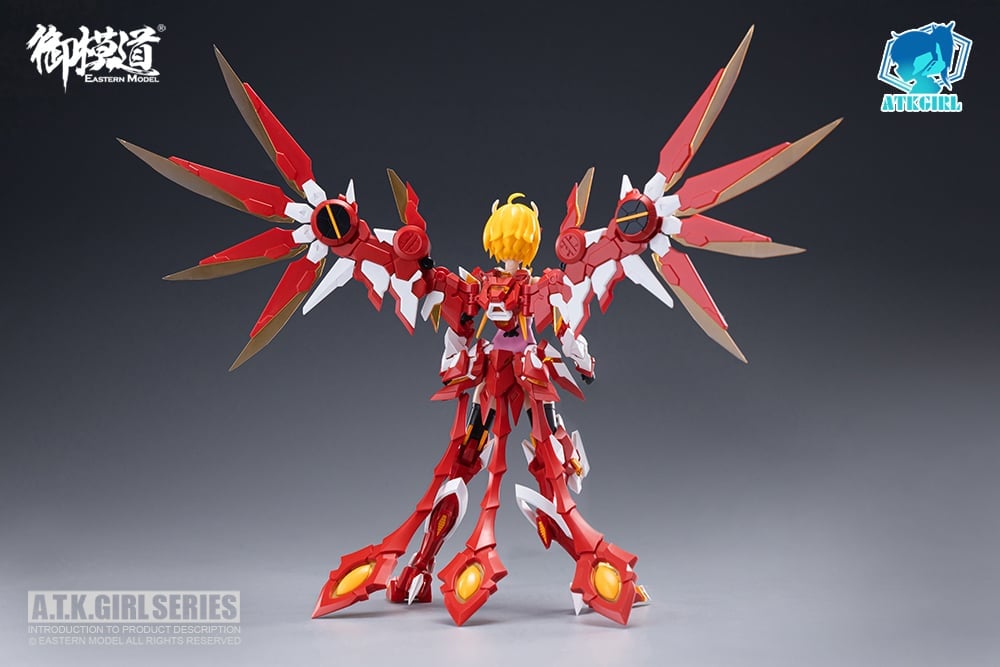 A.T.K. Girl Vermilion Bird 1/12 Scale Model Kit Gallery Image 4