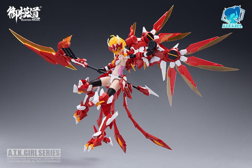 A.T.K. Girl Vermilion Bird 1/12 Scale Model Kit Gallery Image 6