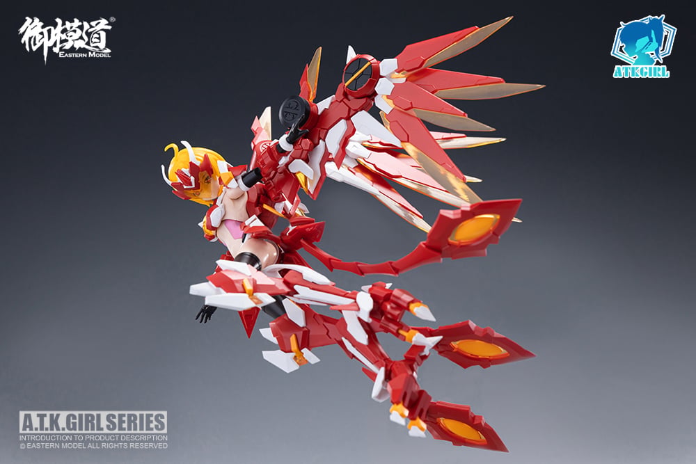 A.T.K. Girl Vermilion Bird 1/12 Scale Model Kit Gallery Image 5